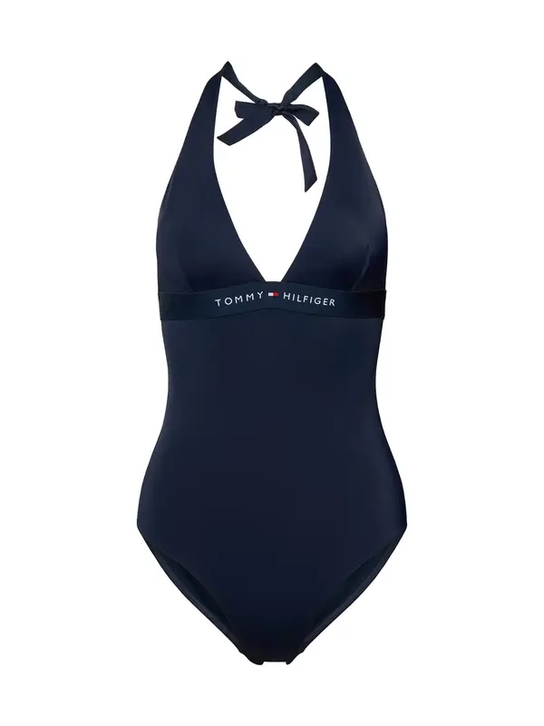 Tommy Hilfiger Underwear Tommy Hilfiger Underwear Jednodijelni kupaći kostim  tamno plava / bijela