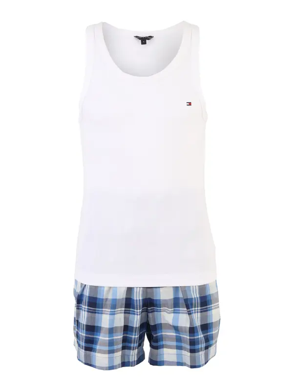 Tommy Hilfiger Underwear Tommy Hilfiger Underwear Kratka pidžama  plava / mornarsko plava / svijetloplava / bijela