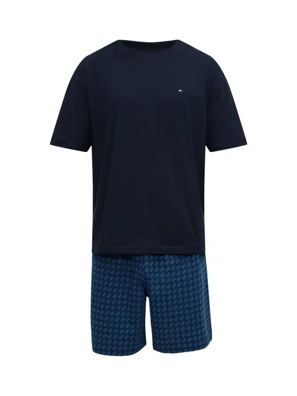 Tommy Hilfiger Underwear Tommy Hilfiger Underwear Kratka pidžama  plava / morsko plava / svijetloplava