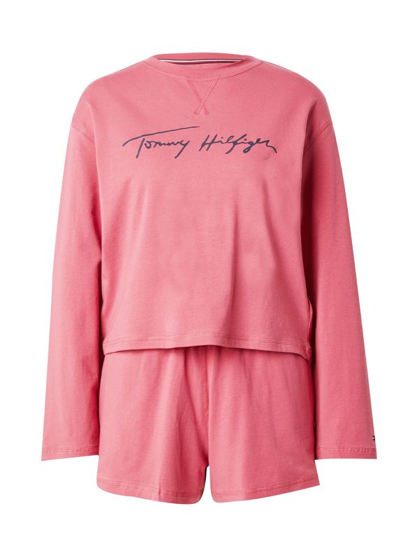 Tommy Hilfiger Underwear Tommy Hilfiger Underwear Kratke hlače za spavanje  mornarsko plava / roza / bijela