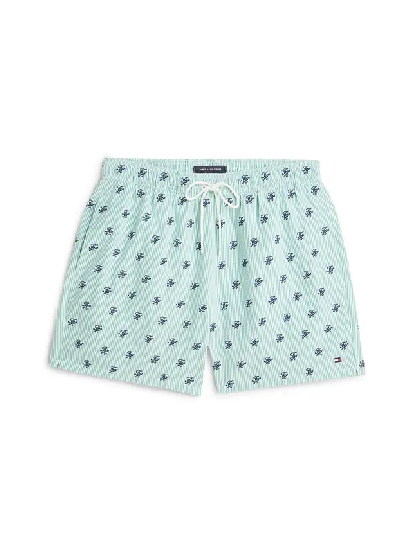 Tommy Hilfiger Underwear Tommy Hilfiger Underwear Kupaće hlače  mornarsko plava / menta / bijela