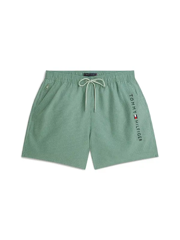 Tommy Hilfiger Underwear Tommy Hilfiger Underwear Kupaće hlače 'Original Ithaca'  zelena / svijetlozelena / crna