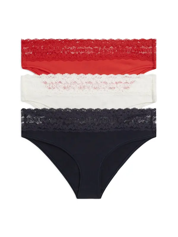 Tommy Hilfiger Underwear Tommy Hilfiger Underwear Slip  boja slonovače / mornarsko plava / crvena