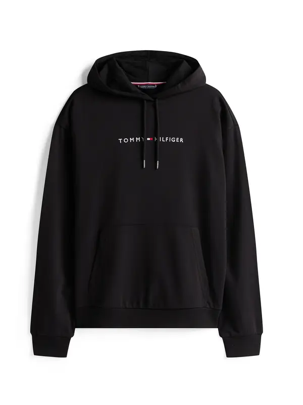 Tommy Hilfiger Underwear Tommy Hilfiger Underwear Sweater majica 'OH'  crna / bijela