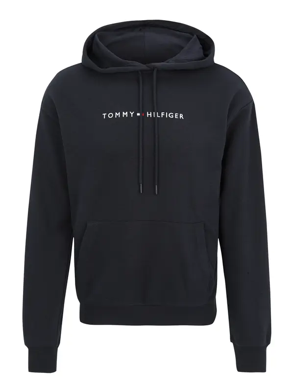 Tommy Hilfiger Underwear Tommy Hilfiger Underwear Sweater majica 'OH'  morsko plava / bijela melange