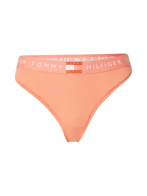 Tommy Hilfiger Underwear Tommy Hilfiger Underwear Tanga gaćice 'CLASSIC'  marelica / losos / bijela