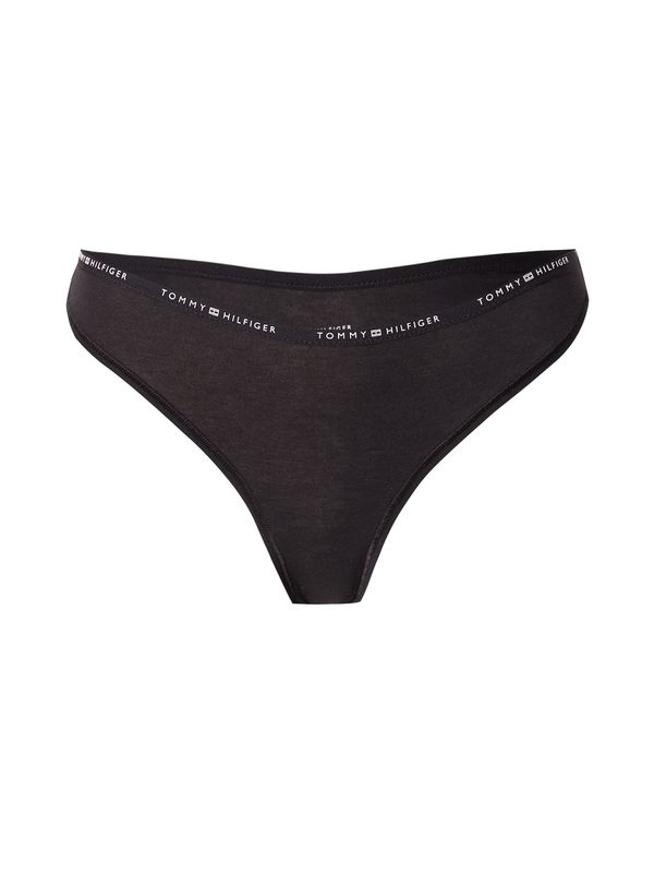Tommy Hilfiger Underwear Tommy Hilfiger Underwear Tanga gaćice  crna / bijela