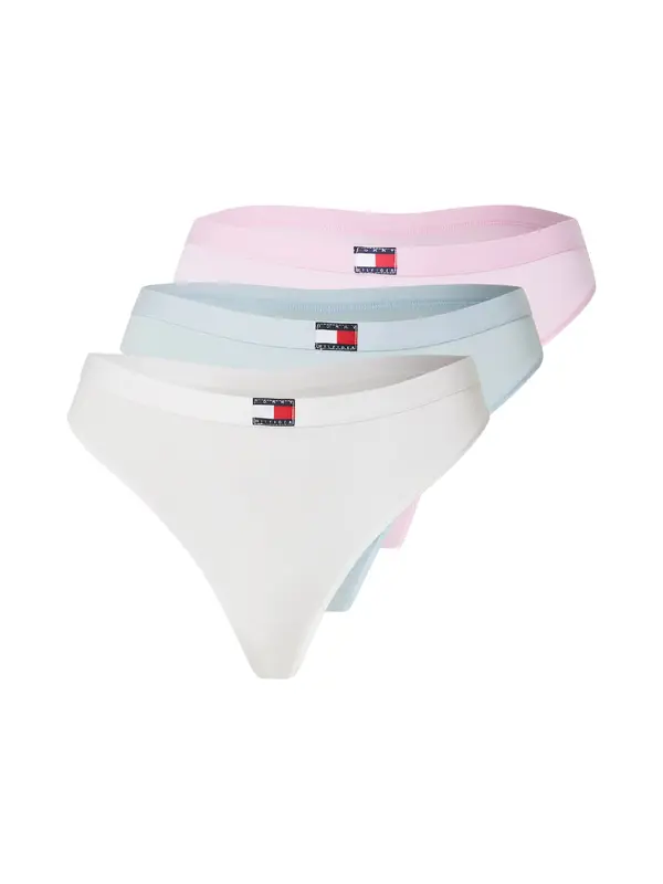 Tommy Hilfiger Underwear Tommy Hilfiger Underwear Tanga gaćice 'Heritage'  mornarsko plava / nebesko plava / svijetloroza / prljavo bijela