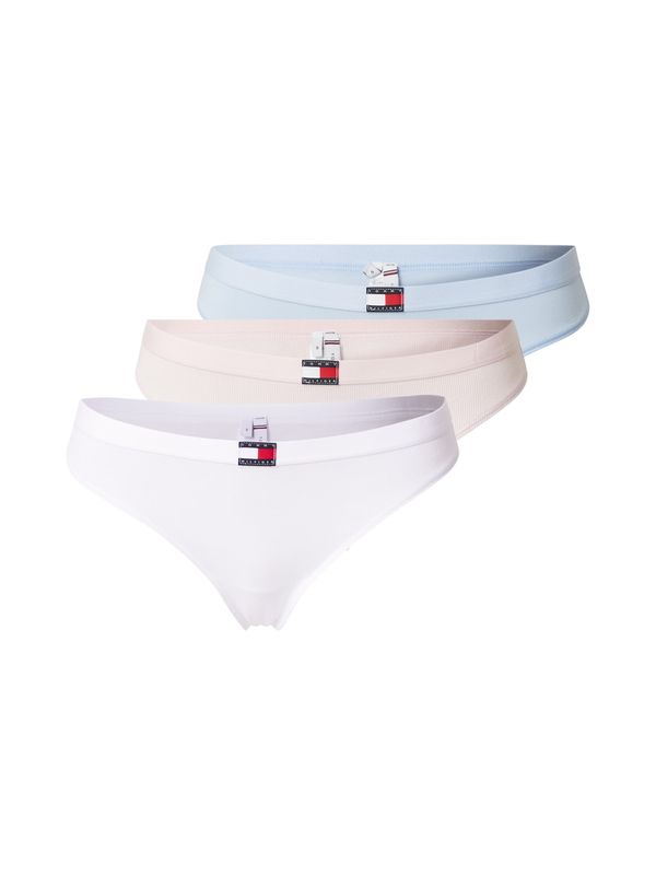 Tommy Hilfiger Underwear Tommy Hilfiger Underwear Tanga gaćice 'Heritage'  mornarsko plava / pastelno plava / pastelno roza / bijela