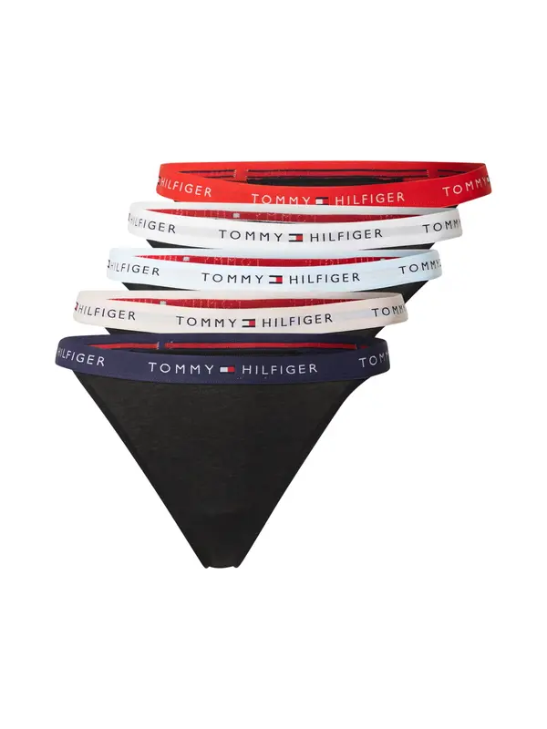 Tommy Hilfiger Underwear Tommy Hilfiger Underwear Tanga gaćice  mornarsko plava / crvena / crna / bijela