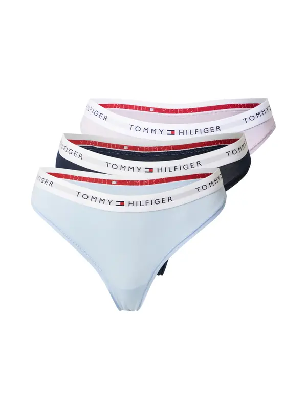 Tommy Hilfiger Underwear Tommy Hilfiger Underwear Tanga gaćice  mornarsko plava / nebesko plava / pastelno roza / bijela