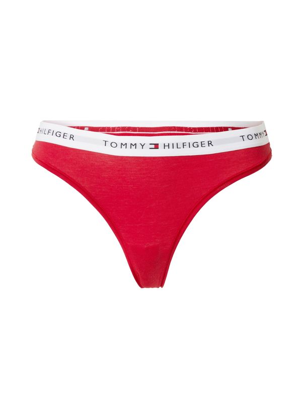 Tommy Hilfiger Underwear Tommy Hilfiger Underwear Tanga gaćice  mornarsko plava / siva / krvavo crvena / bijela