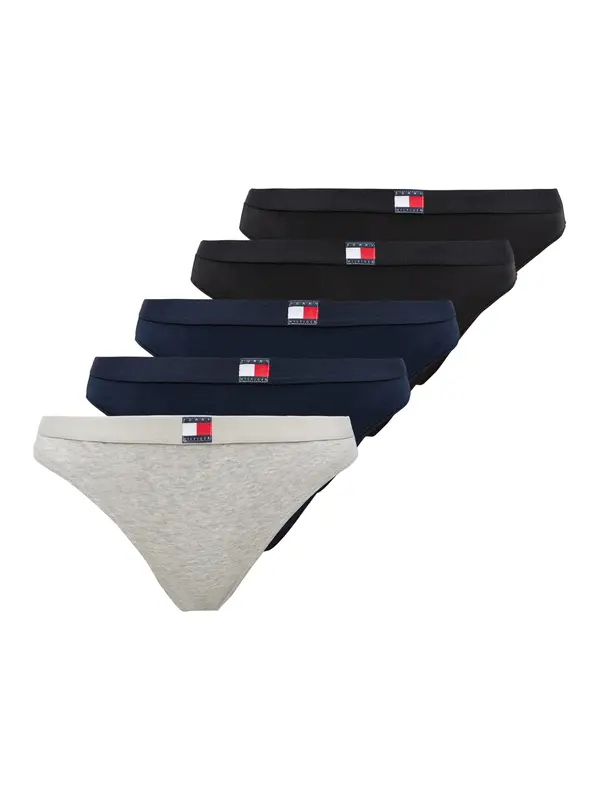 Tommy Hilfiger Underwear Tommy Hilfiger Underwear Tanga gaćice  mornarsko plava / siva melange / crvena / crna