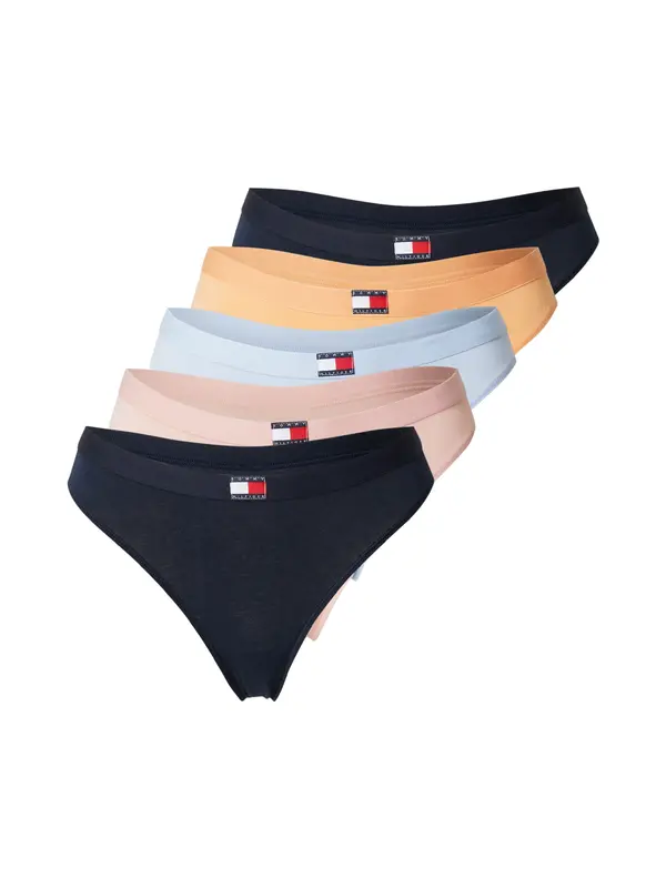 Tommy Hilfiger Underwear Tommy Hilfiger Underwear Tanga gaćice  mornarsko plava / svijetloplava / breskva / pastelno roza / crna