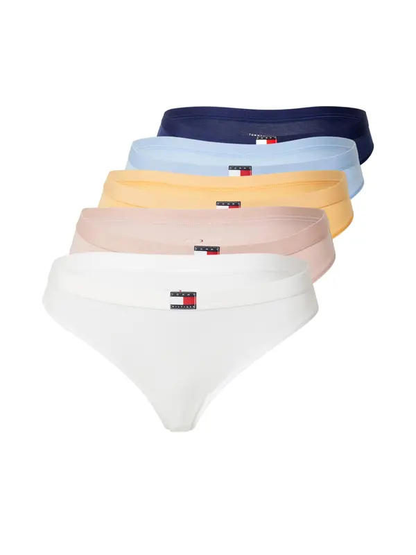 Tommy Hilfiger Underwear Tommy Hilfiger Underwear Tanga gaćice  plava / svijetloplava / žuta / bijela