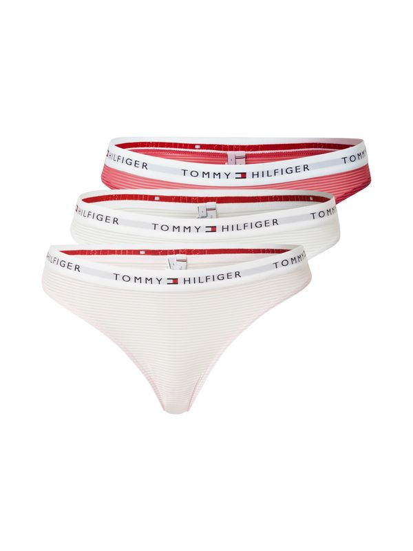 Tommy Hilfiger Underwear Tommy Hilfiger Underwear Tanga gaćice  rosé / lubenica roza / bijela / prljavo bijela