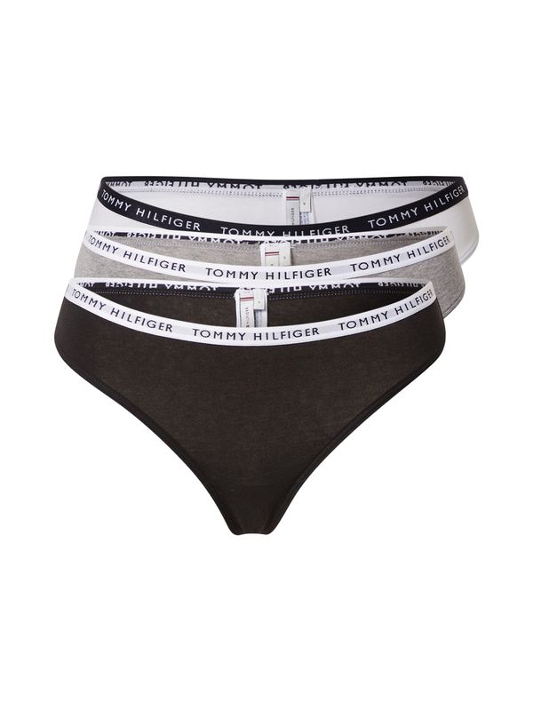 Tommy Hilfiger Underwear Tommy Hilfiger Underwear Tanga gaćice  siva melange / crna / bijela