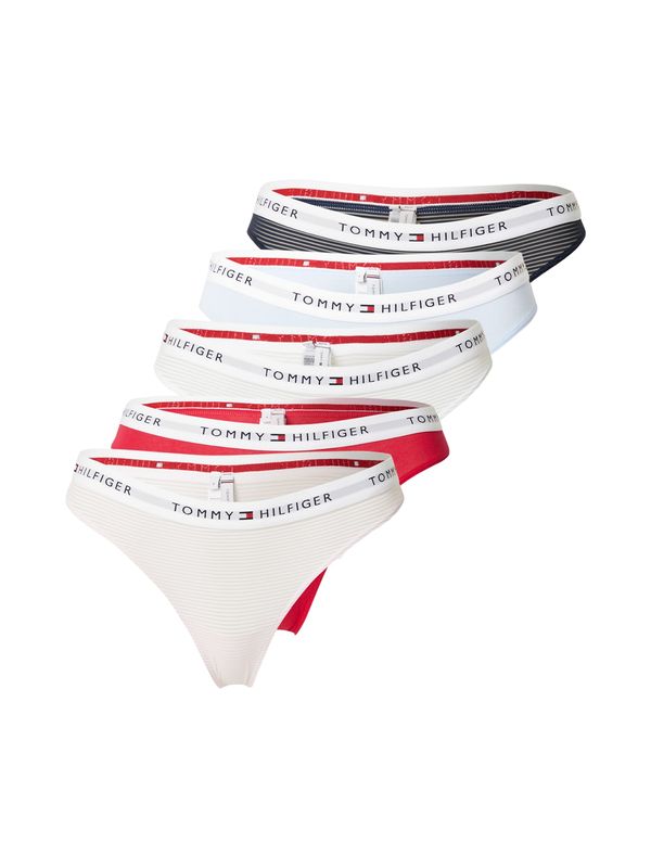 Tommy Hilfiger Underwear Tommy Hilfiger Underwear Tanga gaćice  svijetlobež / svijetloplava / crvena / crna / bijela