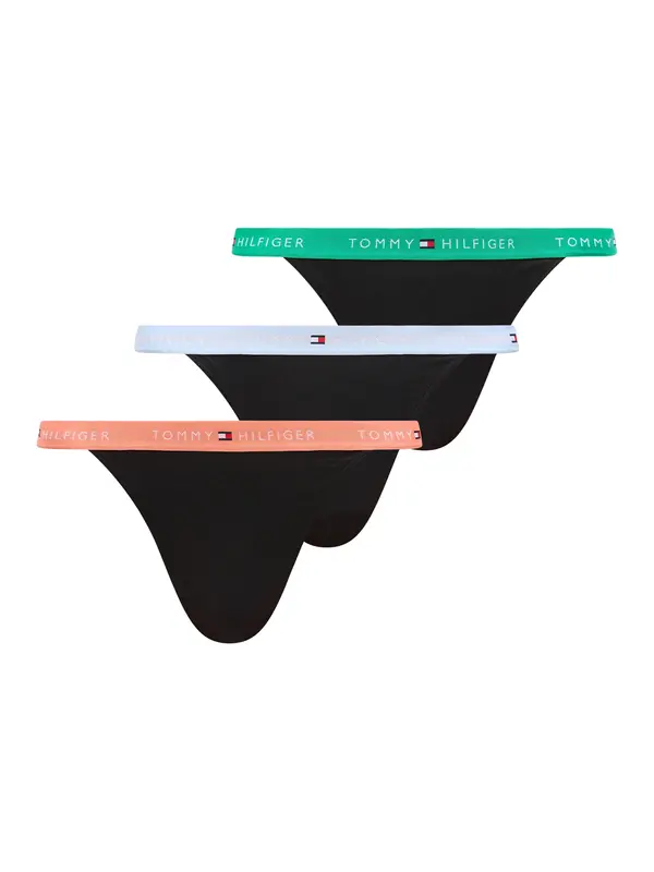 Tommy Hilfiger Underwear Tommy Hilfiger Underwear Tanga gaćice  svijetloplava / smaragdno zelena / breskva / crna