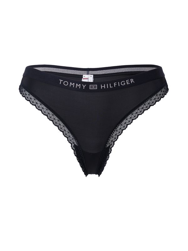 Tommy Hilfiger Underwear Tommy Hilfiger Underwear Tanga gaćice  svijetlosiva / crna