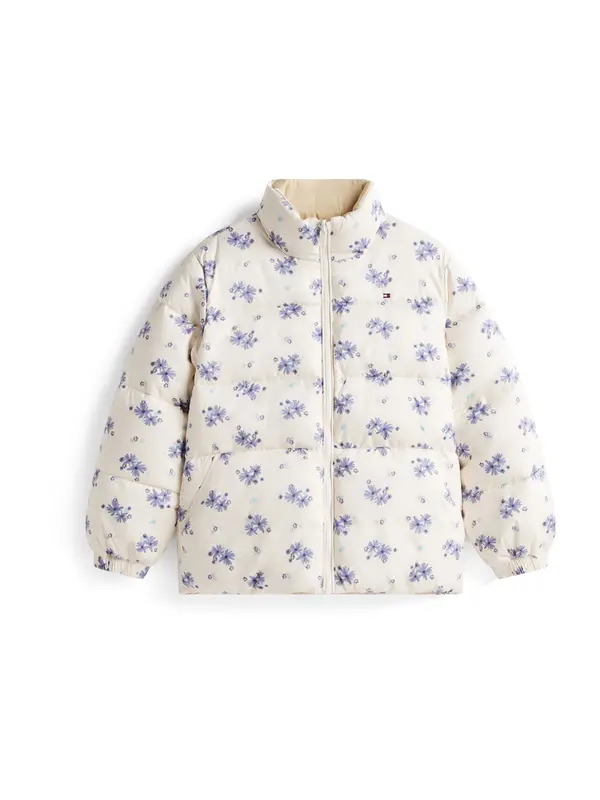 TOMMY HILFIGER TOMMY HILFIGER Zimska jakna  svijetloplava / ljubičasta / svijetloljubičasta / bijela