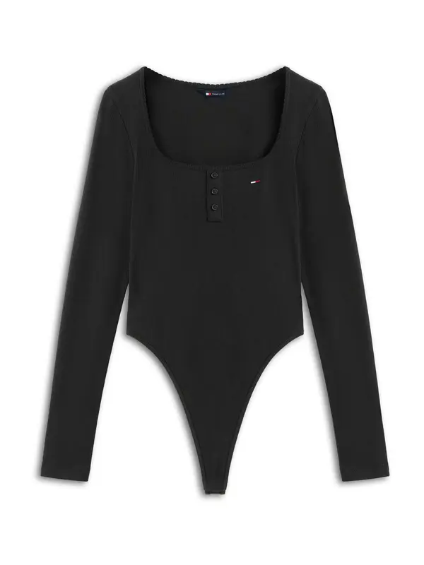 Tommy Jeans Tommy Jeans Bodi majica  crna