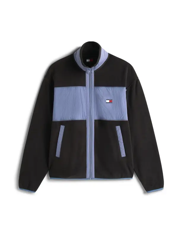 Tommy Jeans Tommy Jeans Flis jakna  golublje plava / crna