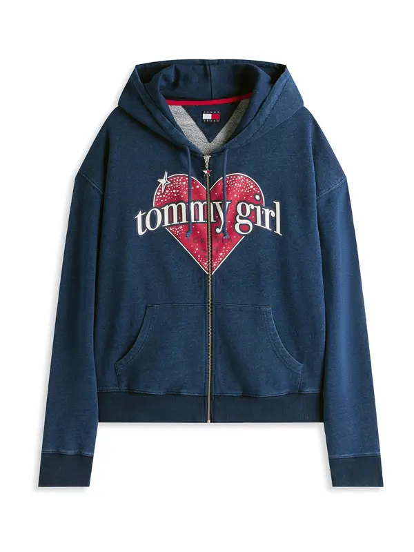 Tommy Jeans Tommy Jeans Gornji dio trenirke  mornarsko plava / magenta / bijela