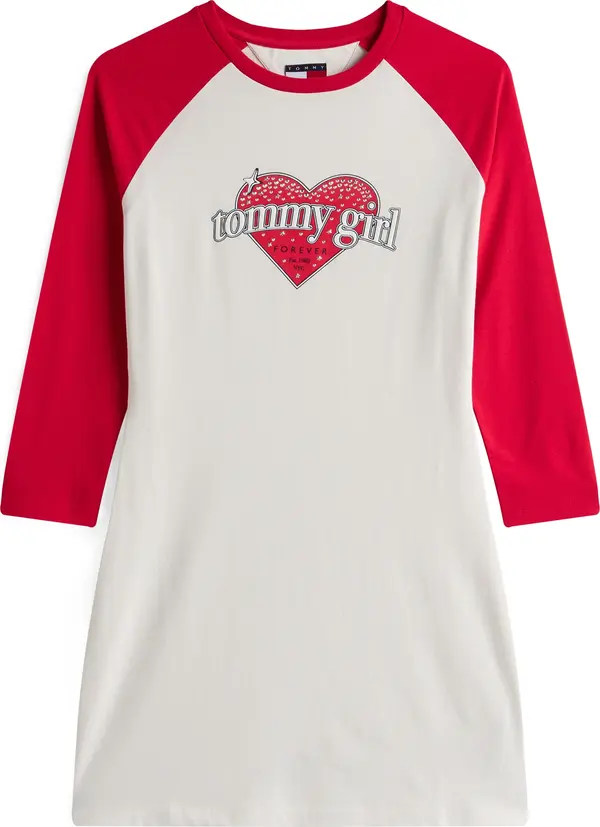 Tommy Jeans Tommy Jeans Haljina  crvena / crna / bijela