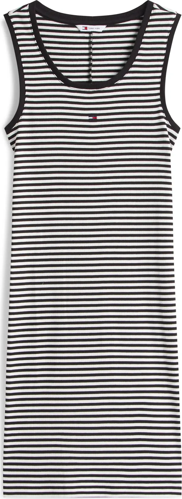 Tommy Jeans Tommy Jeans Haljina 'ESSENTIAL'  crna / bijela