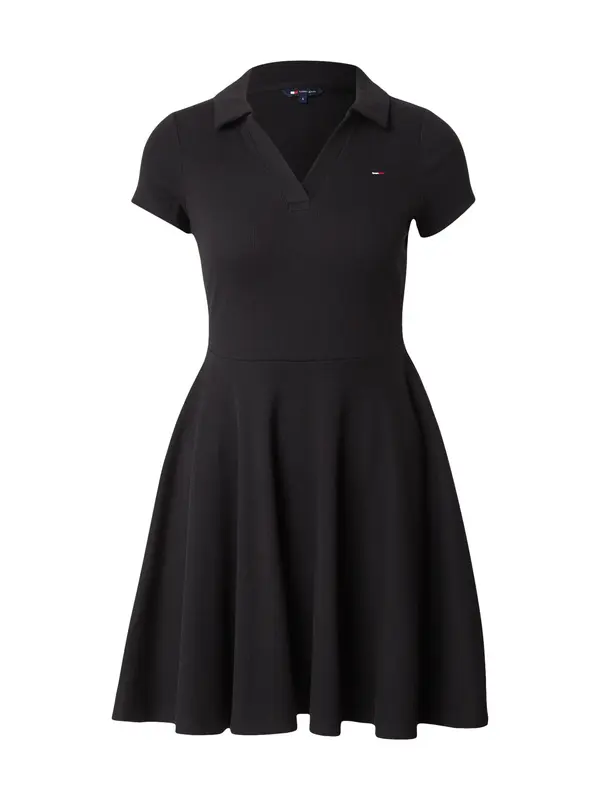 Tommy Jeans Tommy Jeans Haljina 'Fit And Flare Mini'  crna