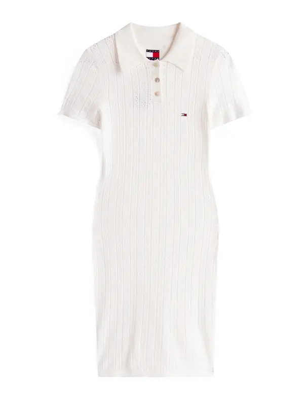 Tommy Jeans Tommy Jeans Haljina  tamno plava / crvena / bijela