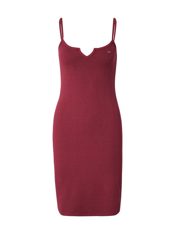 Tommy Jeans Tommy Jeans Haljina  tamno plava / crvena / burgund / bijela