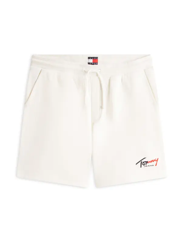 Tommy Jeans Tommy Jeans Hlače  crvena / crna / bijela