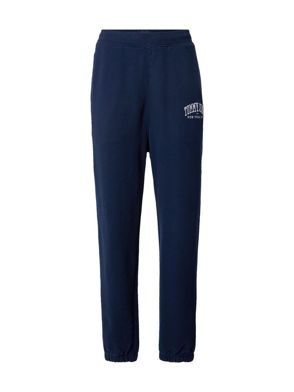 Tommy Jeans Tommy Jeans Hlače  mornarsko plava / bijela