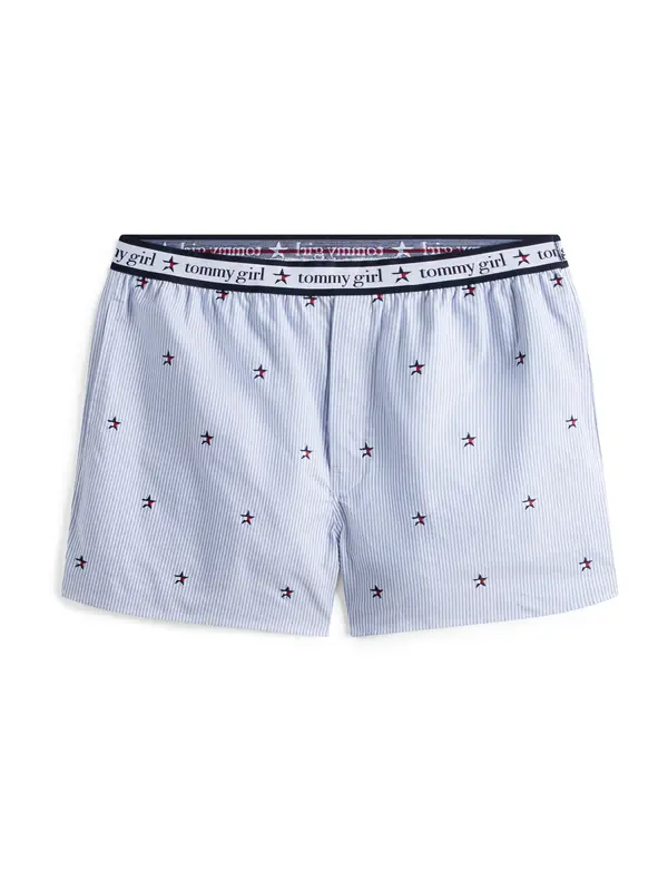 Tommy Jeans Tommy Jeans Hlače  mornarsko plava / golublje plava / crvena / bijela