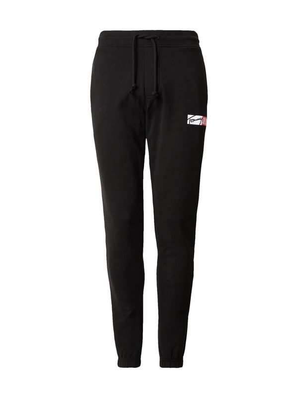 Tommy Jeans Tommy Jeans Hlače  narančasta / crna / bijela