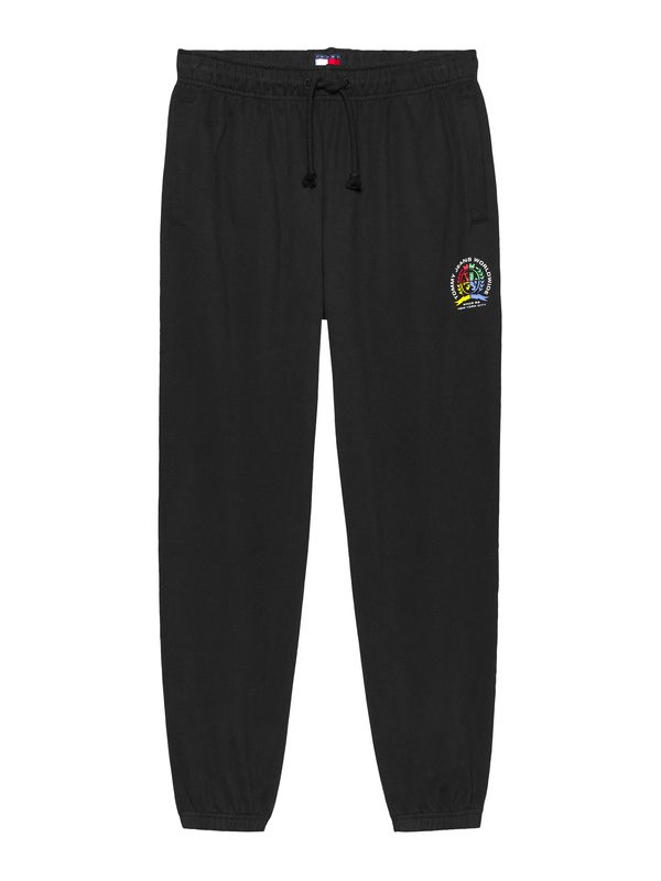 Tommy Jeans Tommy Jeans Hlače  plava / žuta / crna / bijela