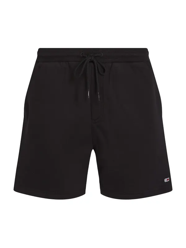 Tommy Jeans Tommy Jeans Hlače 'Tommy Flag Beach Sweat'  crna