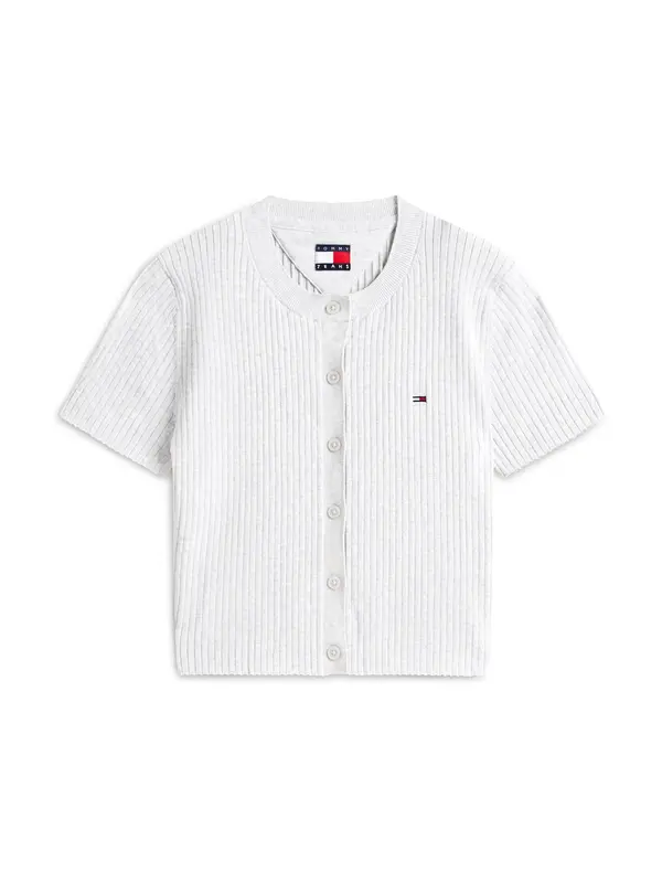 Tommy Jeans Tommy Jeans Kardigan 'ESSENTIAL'  siva melange