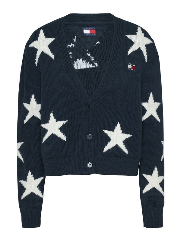 Tommy Jeans Tommy Jeans Kardigan  mornarsko plava / bijela