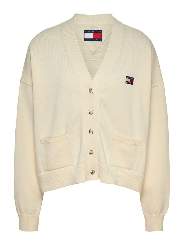 Tommy Jeans Tommy Jeans Kardigan  mornarsko plava / krvavo crvena / vuneno bijela