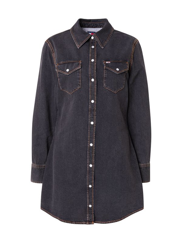 Tommy Jeans Tommy Jeans Košulja haljina  crni traper