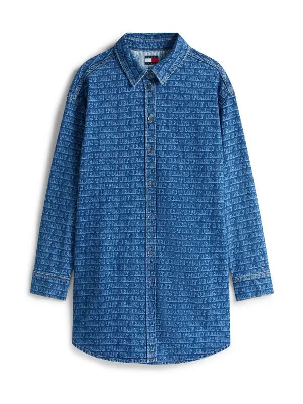 Tommy Jeans Tommy Jeans Košulja haljina  plava / plavi traper