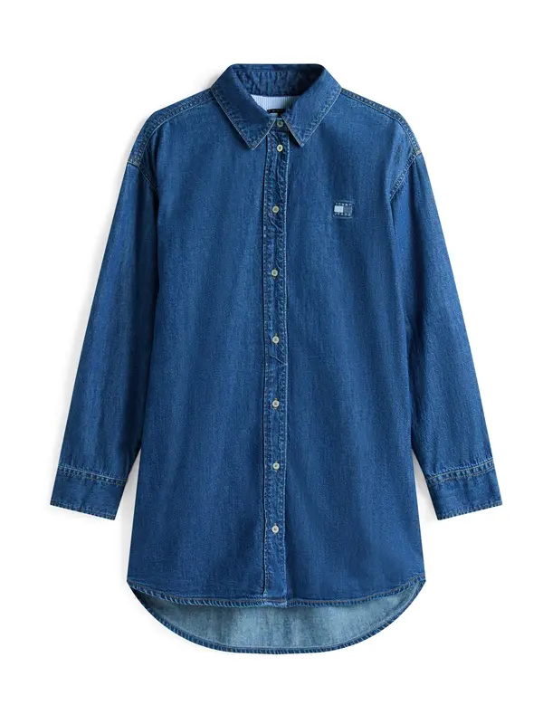 Tommy Jeans Tommy Jeans Košulja haljina  plavi traper