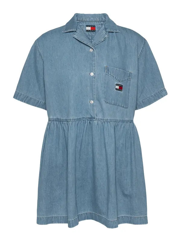 Tommy Jeans Tommy Jeans Košulja haljina  plavi traper