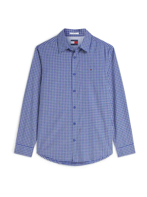 Tommy Jeans Tommy Jeans Košulja  kobalt plava / crna / bijela