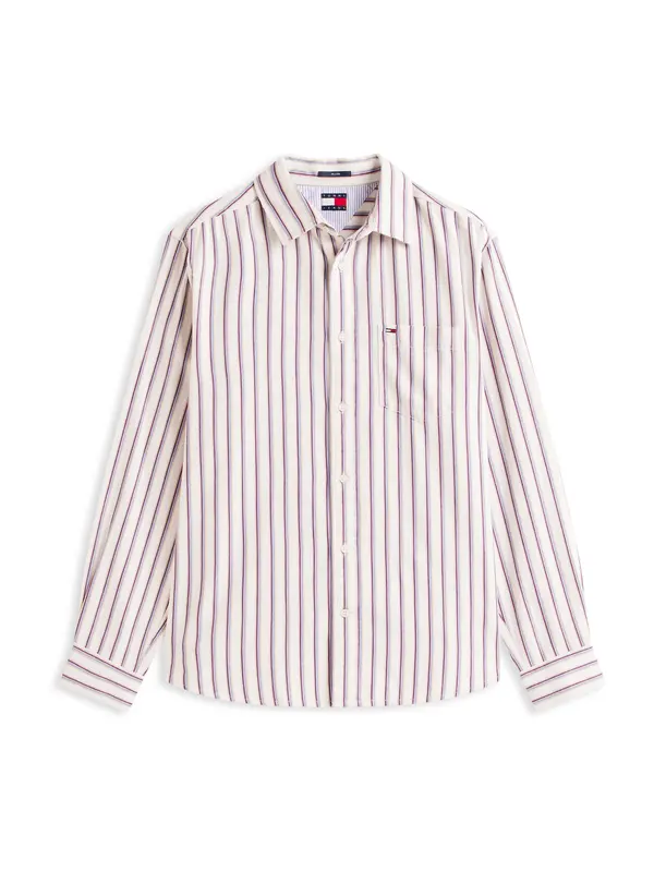 Tommy Jeans Tommy Jeans Košulja  lavanda / burgund / bijela