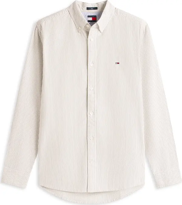 Tommy Jeans Tommy Jeans Košulja  maslinasta / bijela