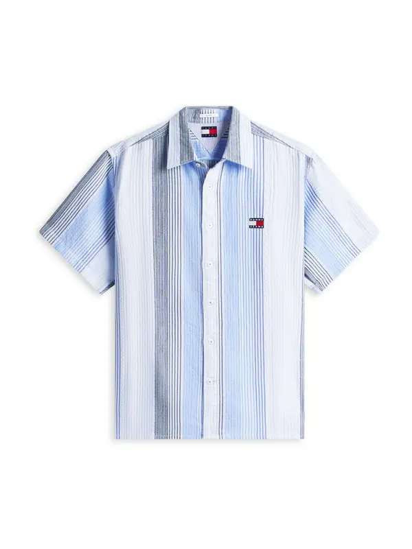 Tommy Jeans Tommy Jeans Košulja  morsko plava / svijetloplava / bijela